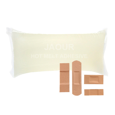 White adhesive for double side woundplaster